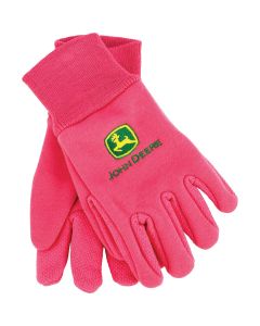 John Deere Youth Jersey Glove, Pink