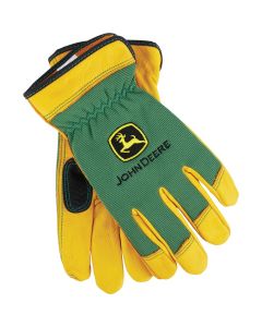 John Deere Men's Large Deerskin Leather Work Glove