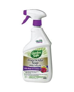 Garden Safe 32 Oz. Ready To Use Trigger Spray Insecticidal Soap Insect Killer