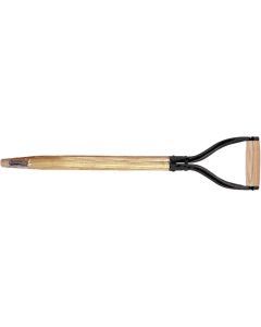 Link 30 In. x 1-1/2 In. Dia. Steel D-Grip Wood Straight Shovel Replacement Handle