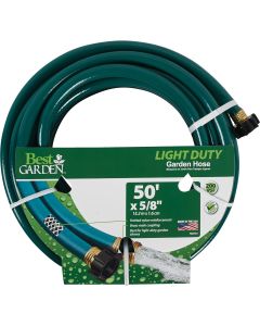 Best Garden 5/8 In. Dia. x 50 Ft. L. Light-Duty Garden Hose