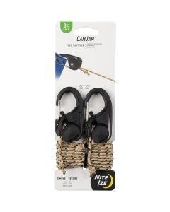 Nite Ize CamJam Rope Tightener with Rope, (2-Pack)