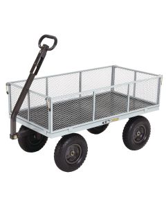 Gorilla Carts 6 Cu. Ft. 1000 Lb. Steel Tow-Behind Garden Cart