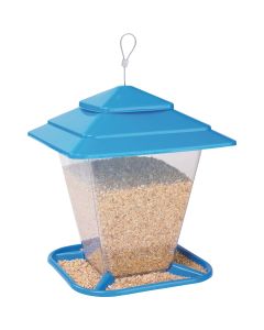 More Birds Plastic 6.6 Lb. Capacity Square Seed Hopper Bird Feeder