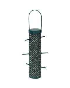 C&S Nugget Green Wire Tube Bird Feeder