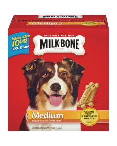 Milk Bone Medium Dog Original Flavor Crunchy Dog Treat, 10 Lb.