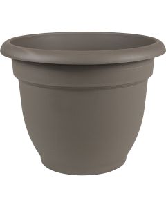 Bloem Ariana 8.8 In. H x 8 In. Dia. Plastic Self Watering Charcoal Planter