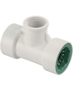 Orbit 3/4 In. x 1/2 In. FPT PVC-Lock Tee