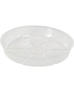 8" Clear Vinyl Saucer