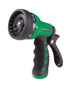 Dramm Heavy-Duty Metal 9-Pattern Nozzle, Green