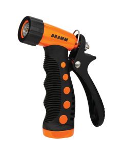 Dramm Heavy-Duty Metal Pistol Nozzle, Orange