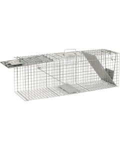 Havahart Galvanized Steel 36 In. 2-Door Large Animal Trap