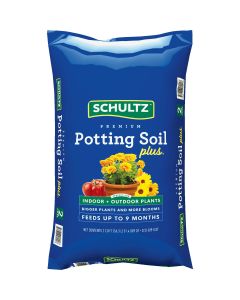 Schultz Premium 2 Cu. Ft. All Purpose Indoor & Outdoor Potting Soil Plus