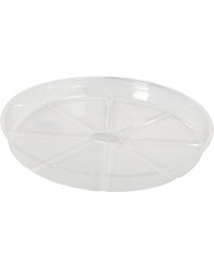 12" Clear Vinyl Saucer