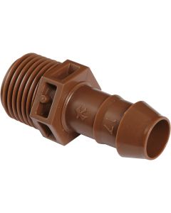 Rain Bird 1/2 In. Male Pipe Thread x 1/2 In. Barb Sprinkler-To-Drip-Adapter