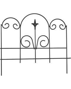 Panacea 16 In. H x 18 In. L Metal Decorative Border Fence