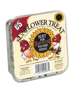 C&S 11 Oz. Sunflower Treat Suet