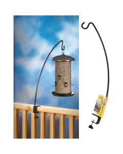 Stokes Select 33 In. Black Deck Clamp Bird Feeder Hook