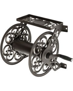 Liberty Garden 125 Ft. x 5/8 In. Bronze Steel Hose Reel