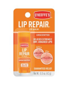 O'Keeffe's Original Unflavored Lip Repair, 0.15 Oz.