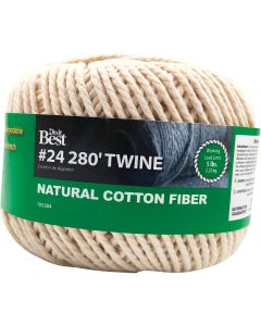 Do it Best #24 x 280 Ft. Natural Cotton Twine