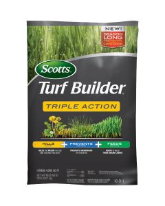 Scotts Turf Builder Triple Action 50 Lb. 10,000 Sq. Ft. Lawn Fertilizer with Weed Killer