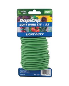 Rapiclip 32 Ft. Green Soft Wire Plant Tie