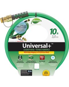 Element 1/2 In. Dia. x 10 Ft. L. Drinking Water Safe Universal Leader Hose with Female Couplings