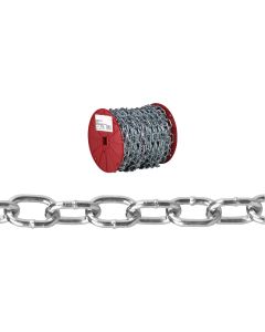 Campbell #2/0 125 Ft. Zinc-Plated Low-Carbon Steel Coil Chain