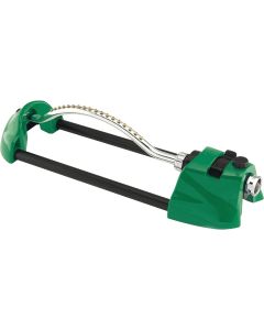 Dramm ColorStorm Heavy-Duty Metal 3000 Sq. Ft. Green Oscillating Sprinkler