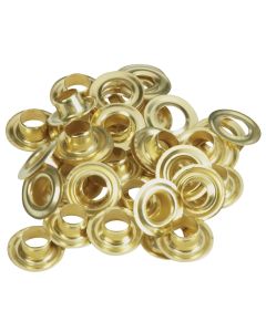 Lord & Hodge 1/4 In. Brass Grommet Refills (24 Ct.)