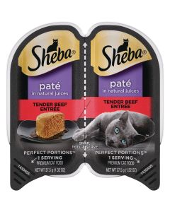 Sheba Perfect Portions Pate 2.6 Oz. Adult Tender Beef Wet Cat Food