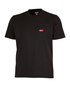 Milwaukee 2XL Black Short Sleeve Heavy-Duty Pocket T-Shirt