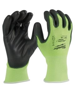 Milwaukee Unisex Medium High Visibility Cut Level 1 Dipped Glove