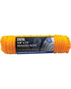 3/8"X75' Poly Braid Rope