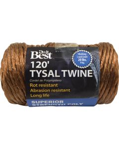 Do it Best 5/64 In. x 120 Ft. Brown Polypropylene Tysal Twine