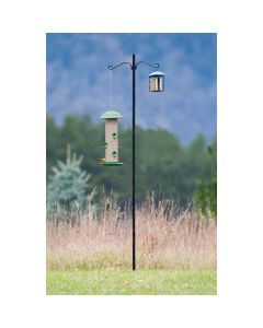 More Birds 6.5 Ft. Steel Bird Feeder Pole Kit