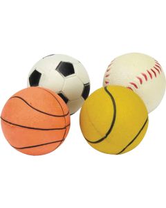 Boss Pet Digger's Rubber Sports Ball (4-Pack)