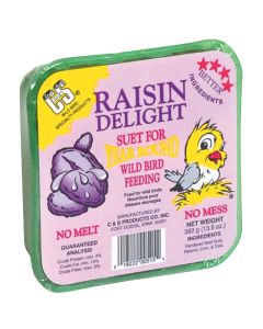 C&S 13.5 Oz. Raisin Delight Suet