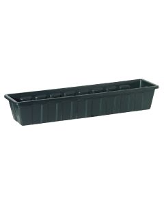 Novelty Poly-Pro 18 In. Polypropylene Hunter Green Flower Box Planter