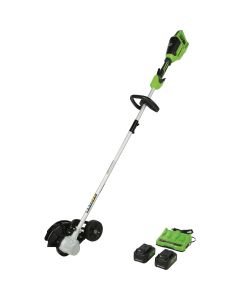 Greenworks 48V (2X24V) 8 In. Brushless Cordless Edger with 4.0 Ah Battery & Charger