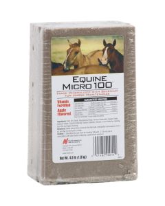 American Stockman Equine Micro 100 4 Lb. Apple Flavored Horse Block