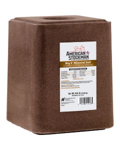 American Stockman 50 Lb. Trace Mineralized Salt Block