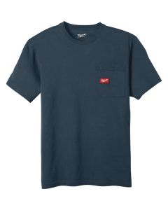 Milwaukee GridIron Men's Small Blue Short Sleeve Pocket T-Shirt