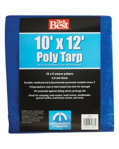 10x12 Blue Med Duty Tarp