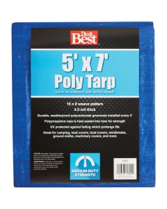 5x7 Blue Med Duty Tarp