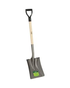 Sq Pt Wood D-hdl Shovel