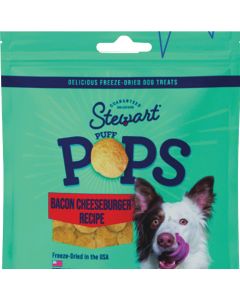 Stewart PuffPops 5.8 Oz. Bacon Cheeseburger Freeze-Dried Dog Treats