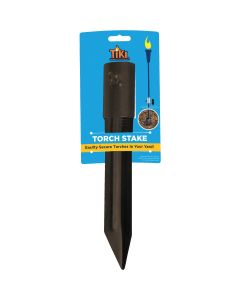 Tiki Black Metal Patio Torch Stake