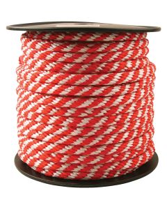 5/8x150'Red/W Derby Rope